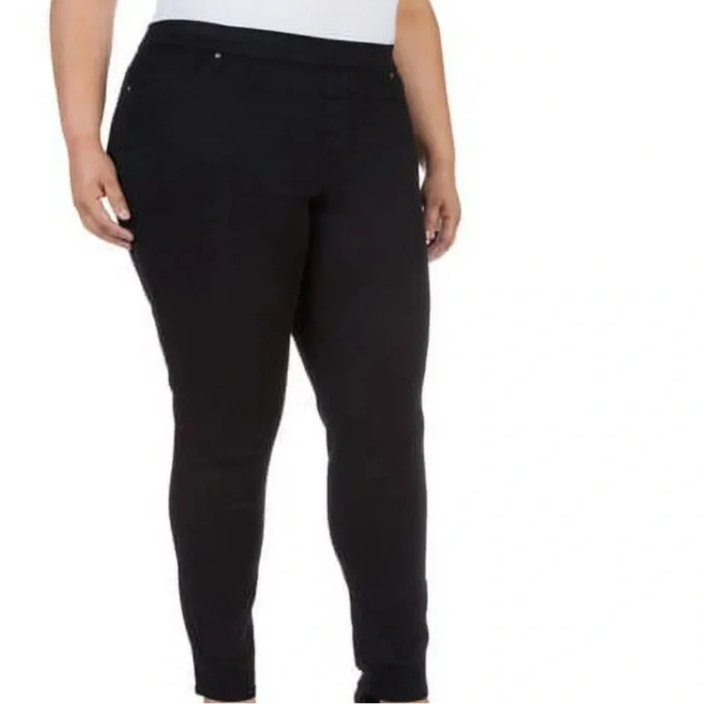 EUC Liverpool Black Jeggings size 31/12 - Picture 1 of 5